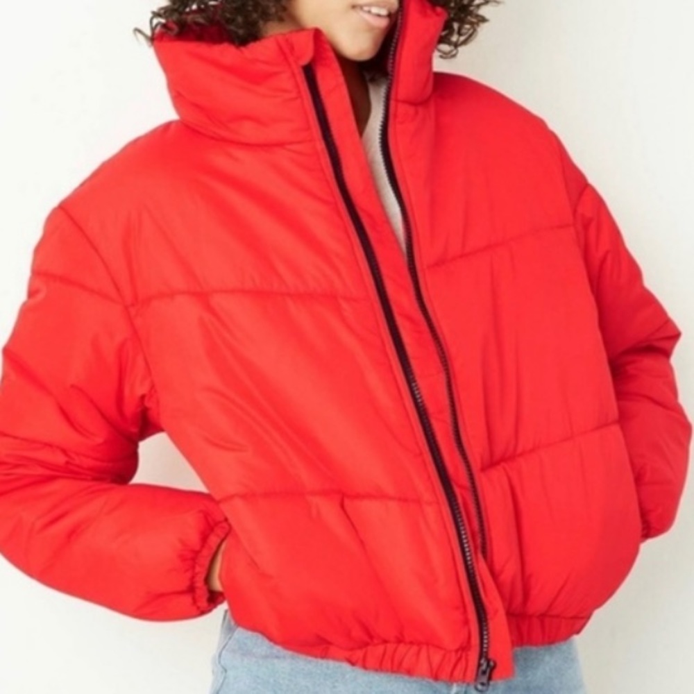 Wild Fable Red Puffer Jacket